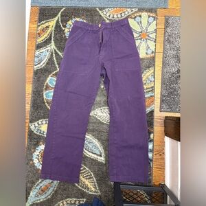 Big Bud Press Nebula Purple Work Pants Small